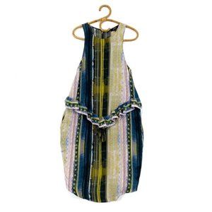 Suno | Printed 100% Silk Dress Tie Waist Size 6